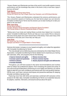 Back cover_Complete Conditioning For Tennis