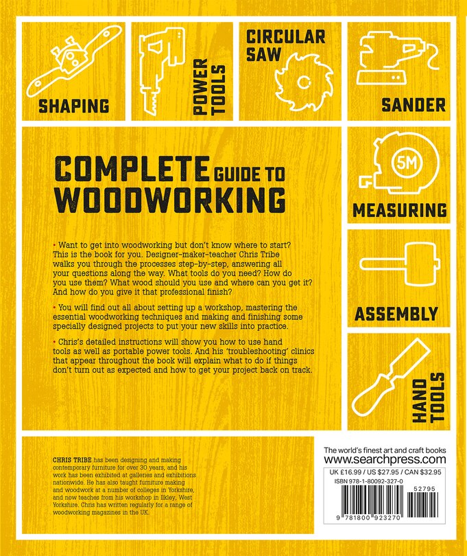 Back cover_Complete Guide to Woodworking