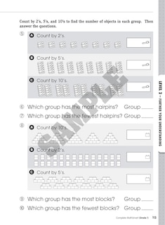 Sample content_Complete MathSmart: Grade 1 (Extensive Edition)