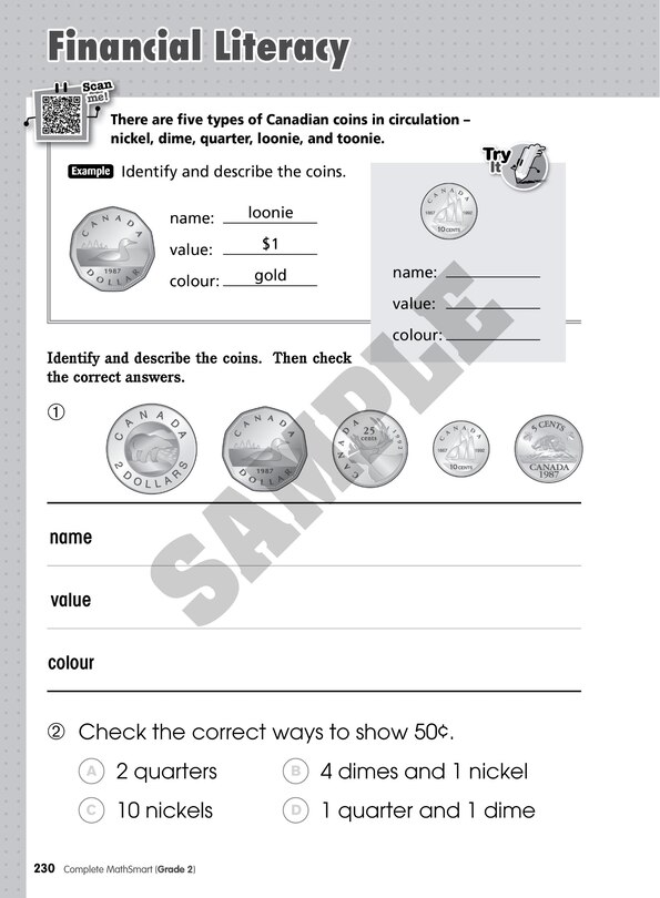 Sample content 2_Complete MathSmart: Grade 2 (Extensive Edition)