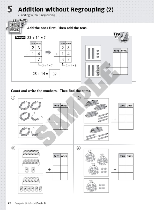 Sample content 4_Complete MathSmart: Grade 2 (Extensive Edition)