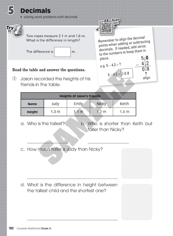 Sample content 2_Complete MathSmart: Grade 4 (Extensive Edition)