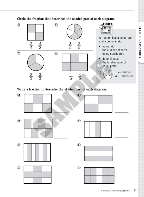 Sample content 3_Complete MathSmart: Grade 4 (Extensive Edition)