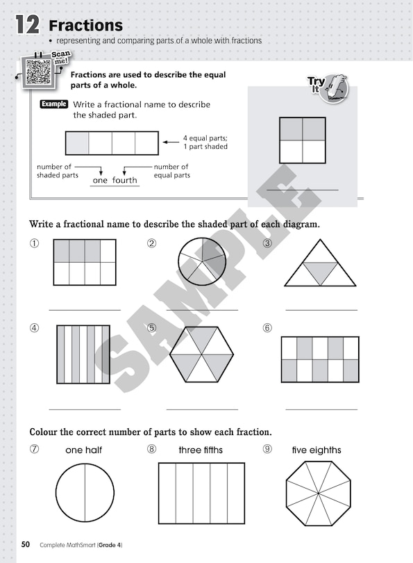 Sample content 4_Complete MathSmart: Grade 4 (Extensive Edition)