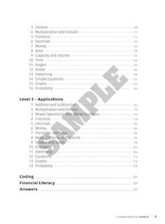 Sample content 5_Complete MathSmart: Grade 4 (Extensive Edition)
