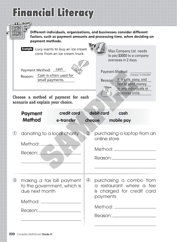 Sample content 2_Complete MathSmart: Grade 5 (Extensive Edition)