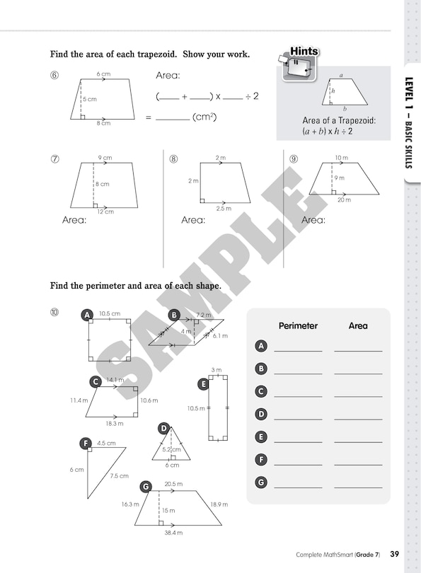 Sample content_Complete MathSmart: Grade 7 (Extensive Edition)