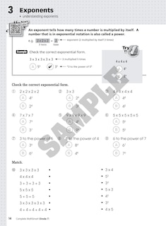 Sample content 4_Complete MathSmart: Grade 7 (Extensive Edition)