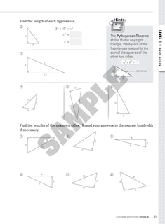 Sample content_Complete MathSmart: Grade 8 (Extensive Edition)