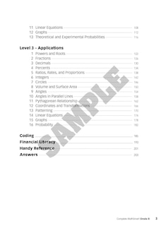 Sample content 5_Complete MathSmart: Grade 8 (Extensive Edition)