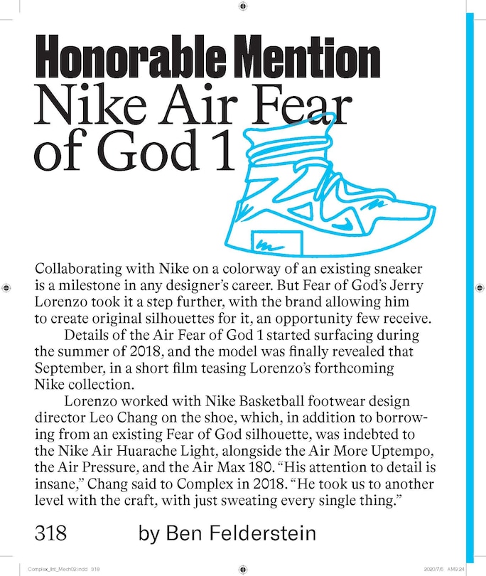 Aper&ccedil;u du contenu_Complex Presents: Sneaker Of The Year