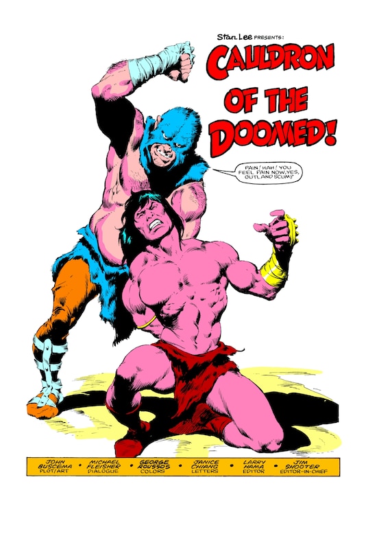 Aperçu du contenu_Conan The Barbarian: The Original Comics Omnibus Vol.6