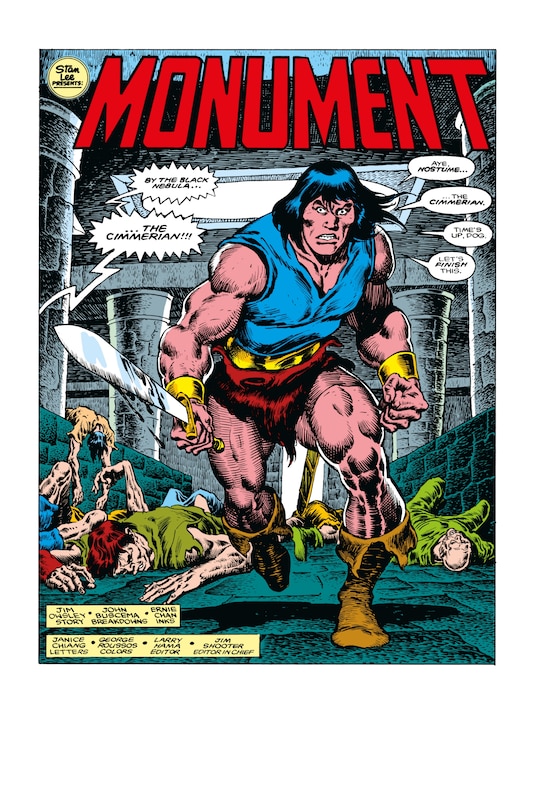 Aperçu du contenu 2_Conan The Barbarian: The Original Comics Omnibus Vol.7