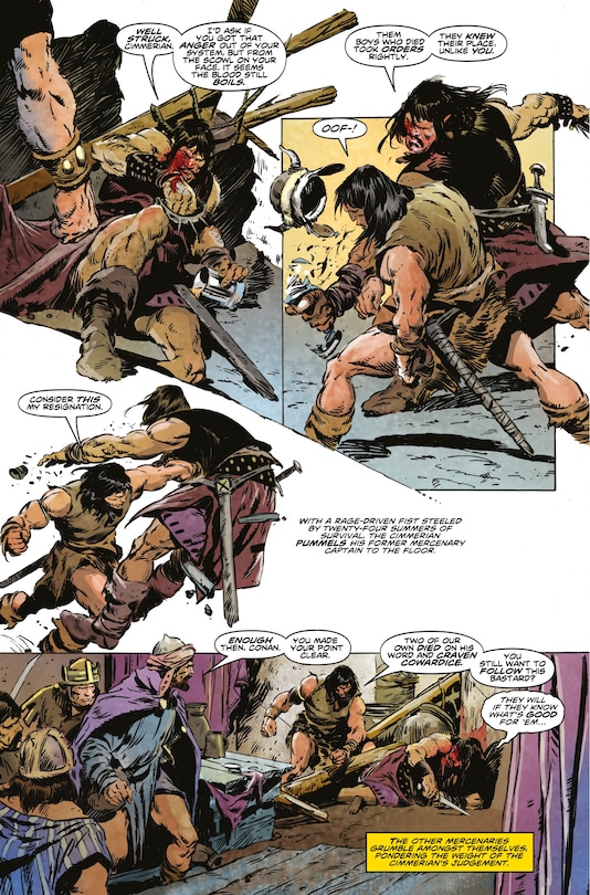 Sample content 5_Conan the Barbarian Vol. 1: Bound In Black Stone Deluxe Edition