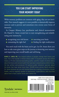 Back cover_Conquer Memory Loss