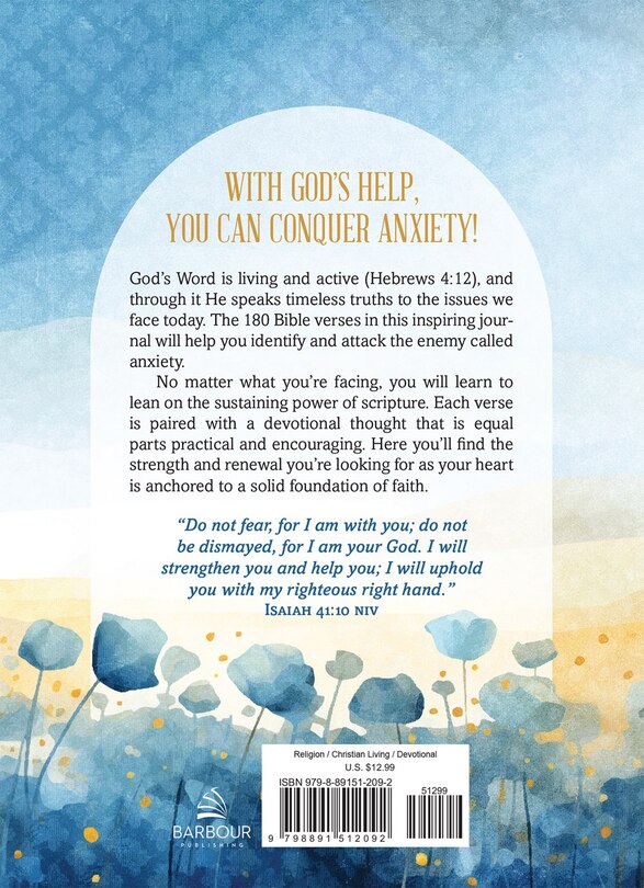 Back cover_Conquering Anxiety God's Way