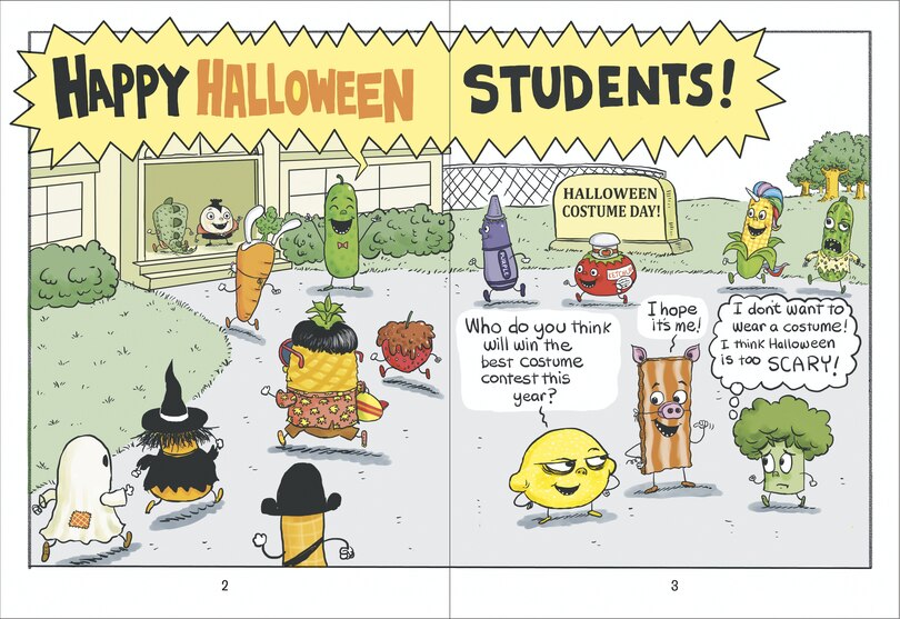 Aperçu du contenu_Cookie & Broccoli: Scariest Halloween Ever!: A Graphic Novel