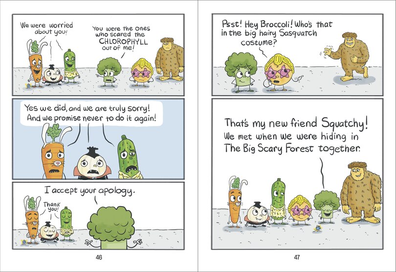 Aperçu du contenu 5_Cookie & Broccoli: Scariest Halloween Ever!: A Graphic Novel