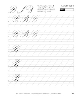 Aper&ccedil;u du contenu 2_Copperplate Calligraphy Practice Book