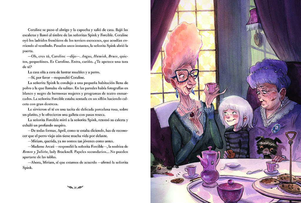 Aperçu du contenu_Coraline (Edición Ilustrada) / Coraline (Illustrated Edition)