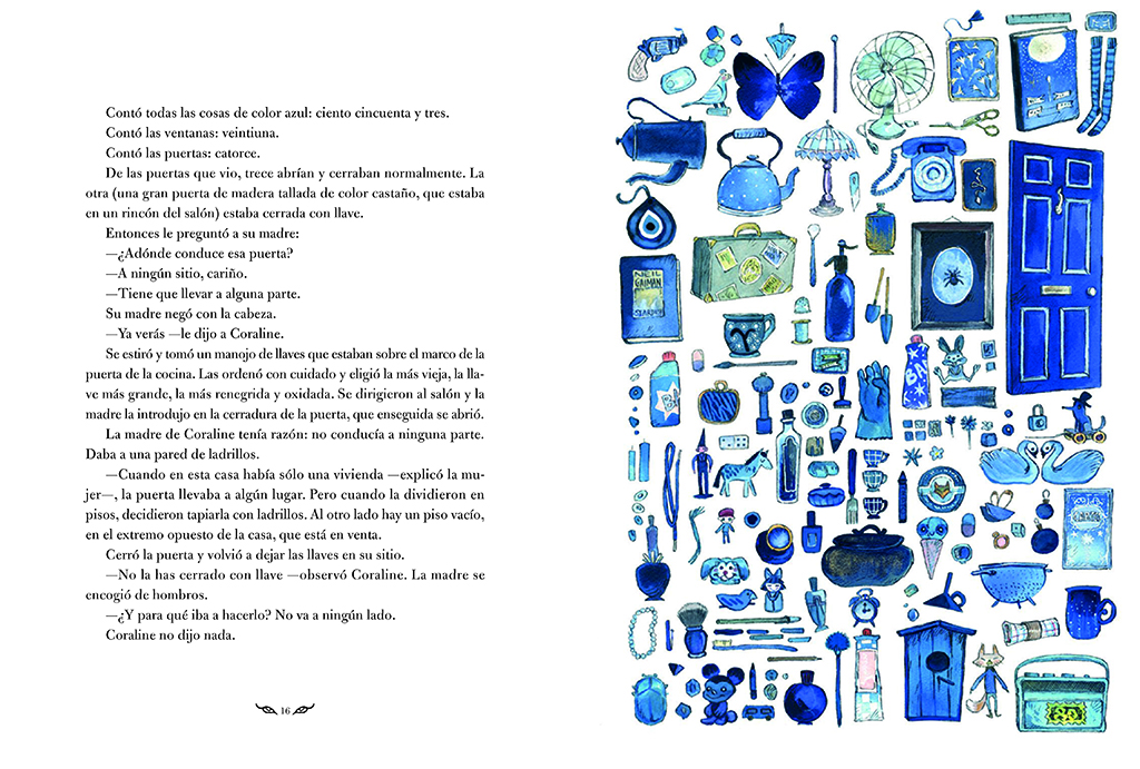 Aperçu du contenu 2_Coraline (Edición Ilustrada) / Coraline (Illustrated Edition)