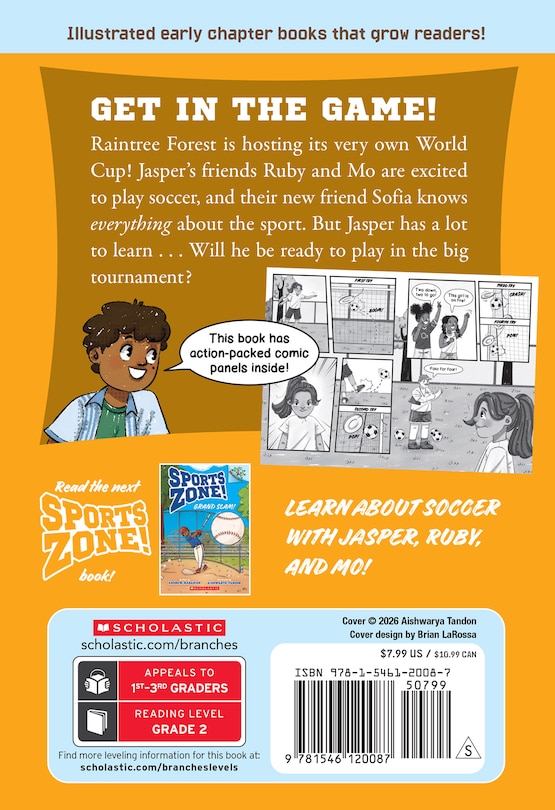 Back cover_Corner Kick!: A Branches Book (Sports Zone! #2)