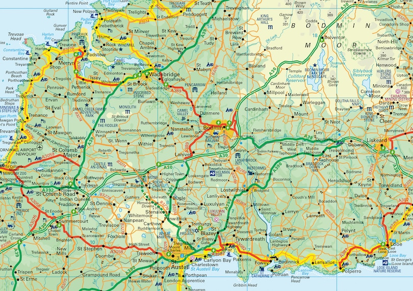 Sample content 2_Cornwall Pocket Map: The perfect way to explore Cornwall