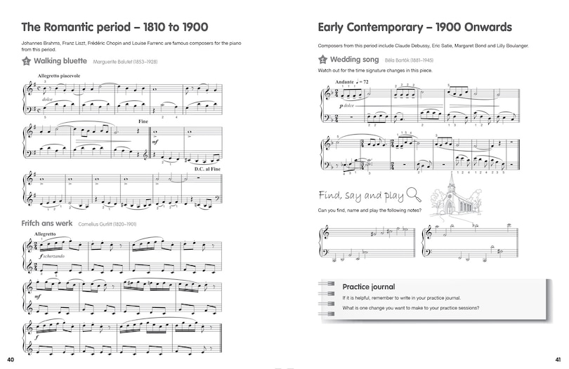Aperçu du contenu 2_Couch to Concert: Beginner Piano Pieces and Practice