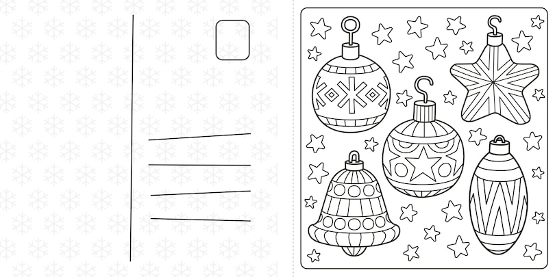 Sample content 2_Super Cuties: A Cozy Christmas Coloring Book