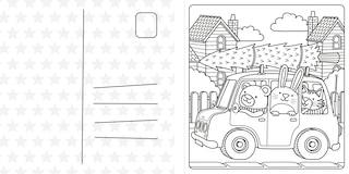 Sample content 3_Super Cuties: A Cozy Christmas Coloring Book