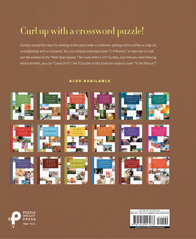 Back cover_Cozy Sunday Crosswords