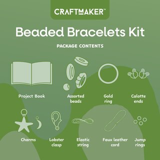 Aperçu du contenu_Craft Maker Beaded Bracelets Kit