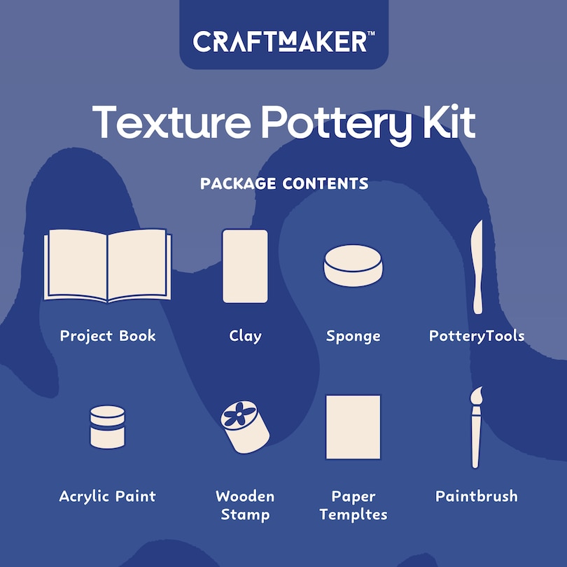 Sample content_Craft Maker Classic Textured Pottery Kit