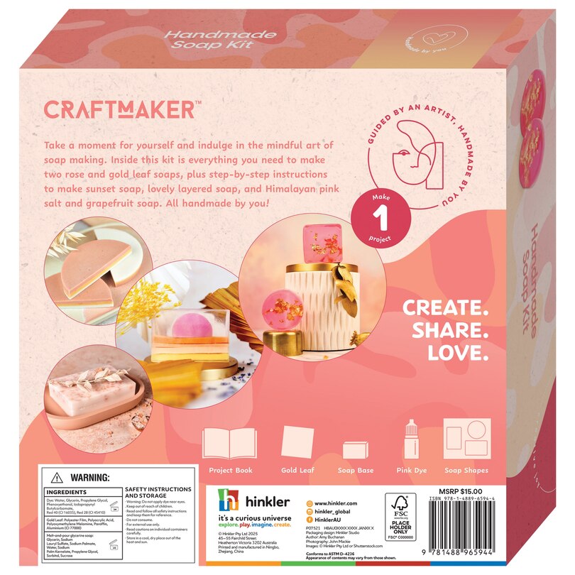 Back cover_Craft Maker Handmade Soap Kit