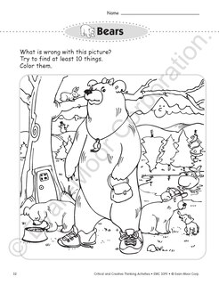 Sample content 4_Critical and Creative Thinking Activities, Grade 1 Teacher Resource