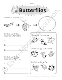 Sample content 5_Critical and Creative Thinking Activities, Grade 1 Teacher Resource