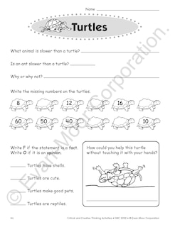 Aperçu du contenu 2_Critical and Creative Thinking Activities, Grade 2 Teacher Resource