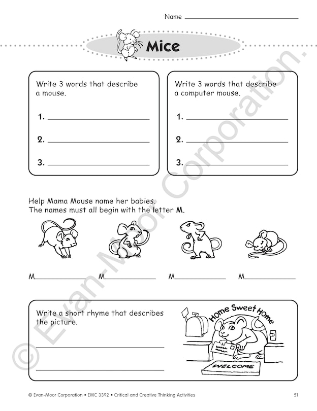 Aperçu du contenu 3_Critical and Creative Thinking Activities, Grade 2 Teacher Resource