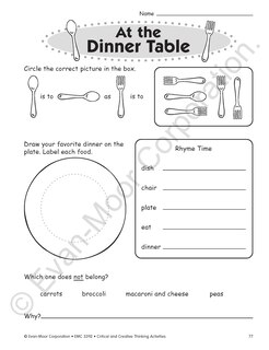 Aperçu du contenu 4_Critical and Creative Thinking Activities, Grade 2 Teacher Resource