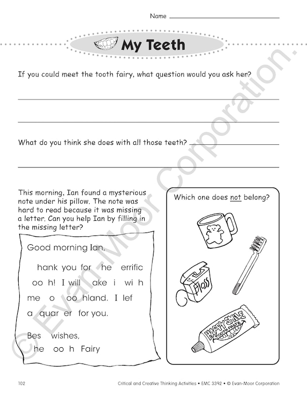 Aperçu du contenu 5_Critical and Creative Thinking Activities, Grade 2 Teacher Resource