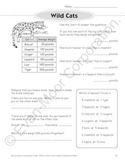 Aperçu du contenu 2_Critical and Creative Thinking Activities, Grade 4 Teacher Resource