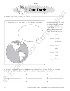 Aperçu du contenu 5_Critical and Creative Thinking Activities, Grade 4 Teacher Resource