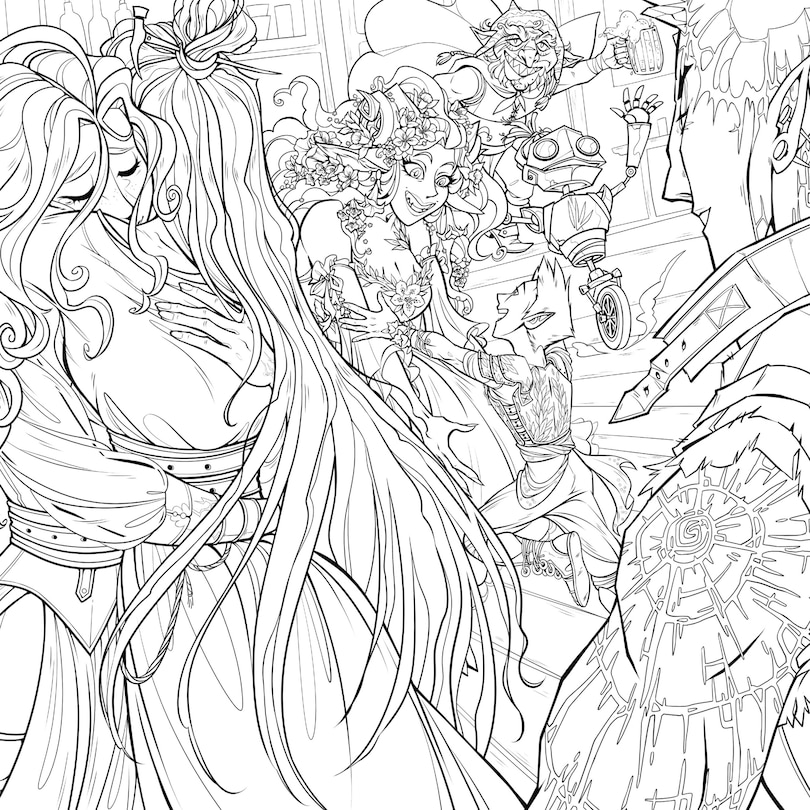 Sample content 5_Critical Role: Bells Hells Coloring Book