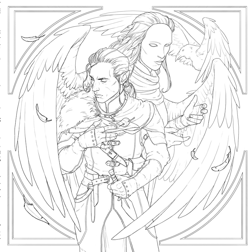 Sample content 3_Critical Role: Vox Machina Coloring Book