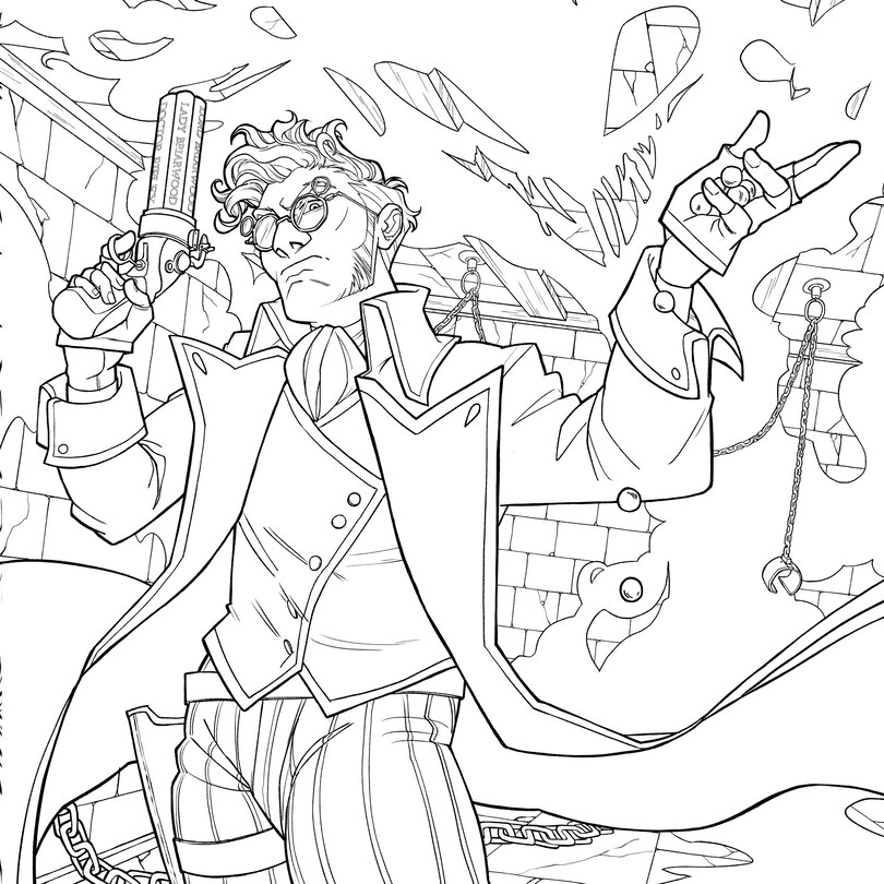 Sample content 5_Critical Role: Vox Machina Coloring Book