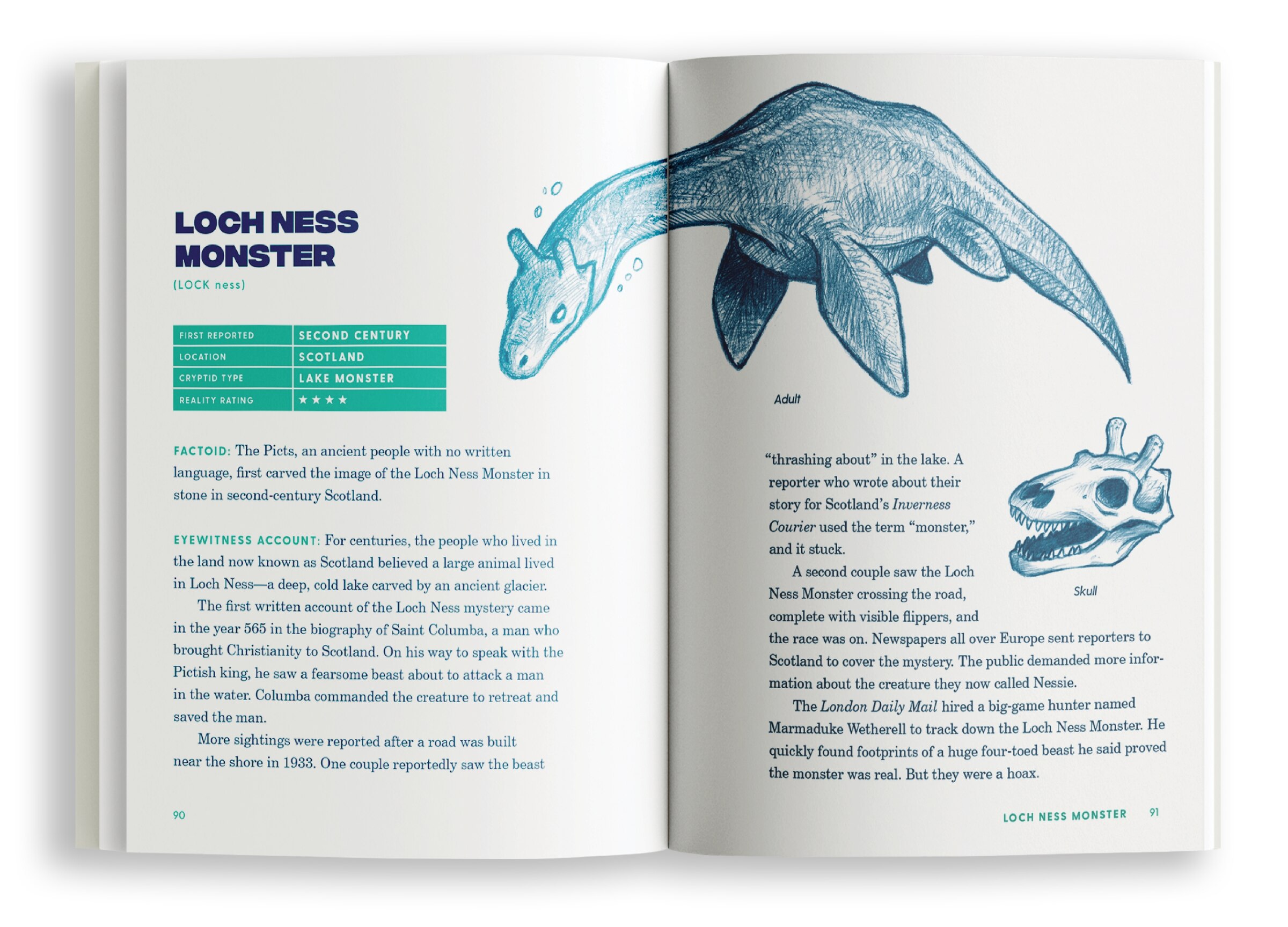 Cryptid Sea Monsters: A Field Guide To 50 Fascinating Beasts Book