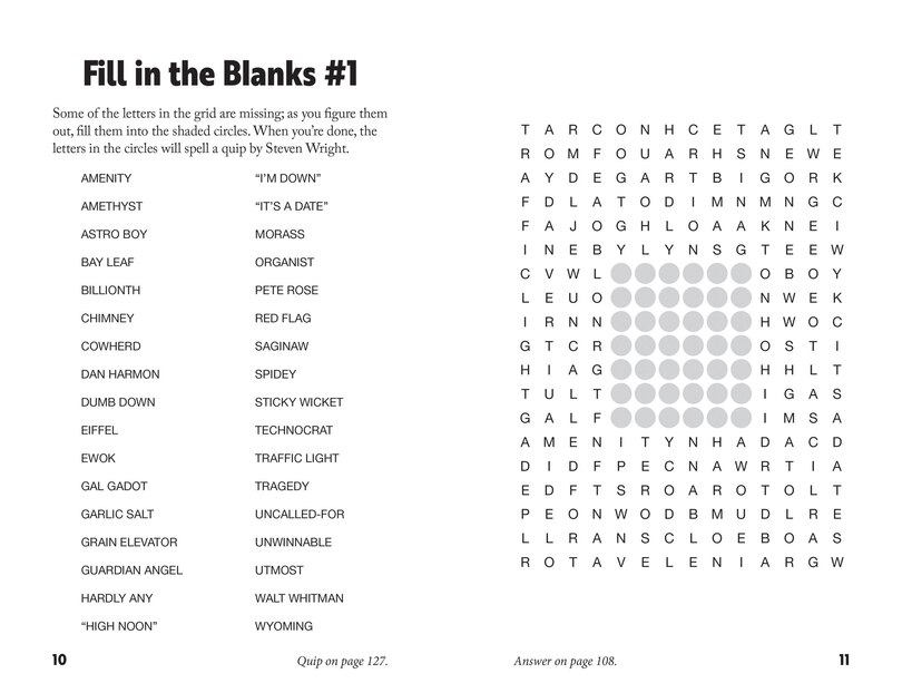 Sample content_Curiously Quirky Word Searches