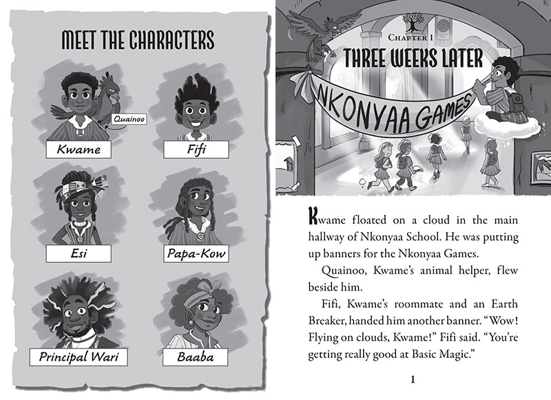 Sample content_Curse of the Akoma Stone: A Branches Book (Kwame's Magic Quest #4)