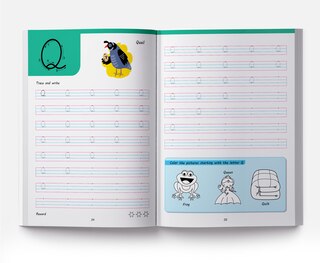 Aper&ccedil;u du contenu_Cursive Handwriting - Capital Letters: Practice Workbook For Children