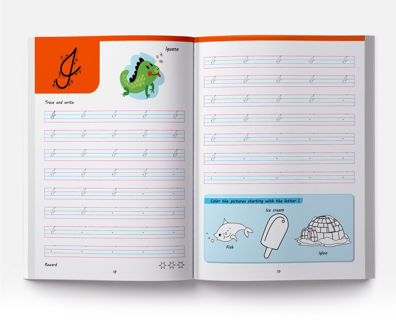 Aper&ccedil;u du contenu 2_Cursive Handwriting - Capital Letters: Practice Workbook For Children
